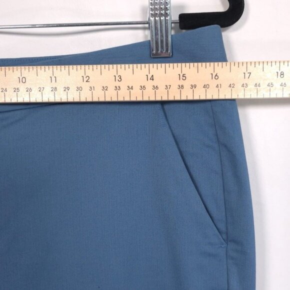 Massimo Dutti Women's Pants Size 8 Trousers Blue PORTUGAL🇵🇹MADE Mod 5034 - Picture 6 of 13